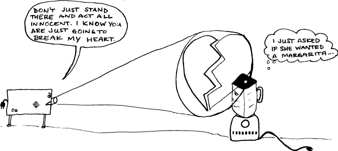 Of Projecting a Broken Heart