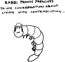Of Preachy Kosher Shrimp...