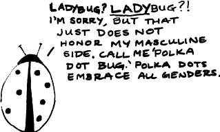 Of Let's Dismantle The Binary Gender System. Polka Dots All Around!
