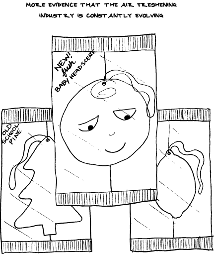Of Just Don't Hang The Baby Air Freshener Upside-Down