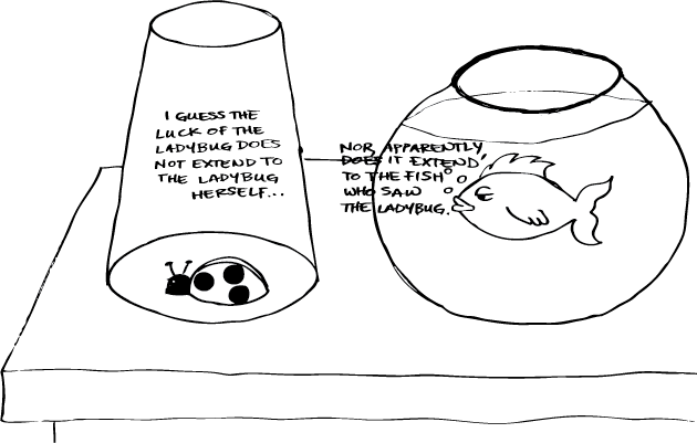 Of Maybe the Ladybug's Luck Just Ran Out